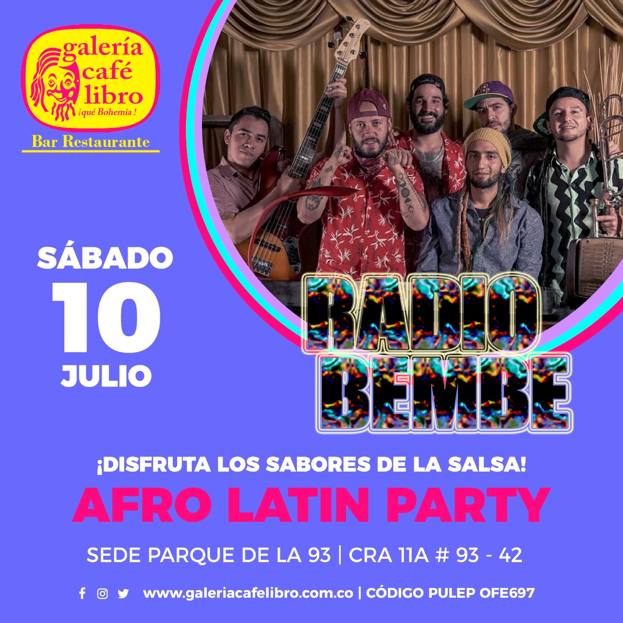 Imagen promoción Radio Bembé: Afro Latin Party