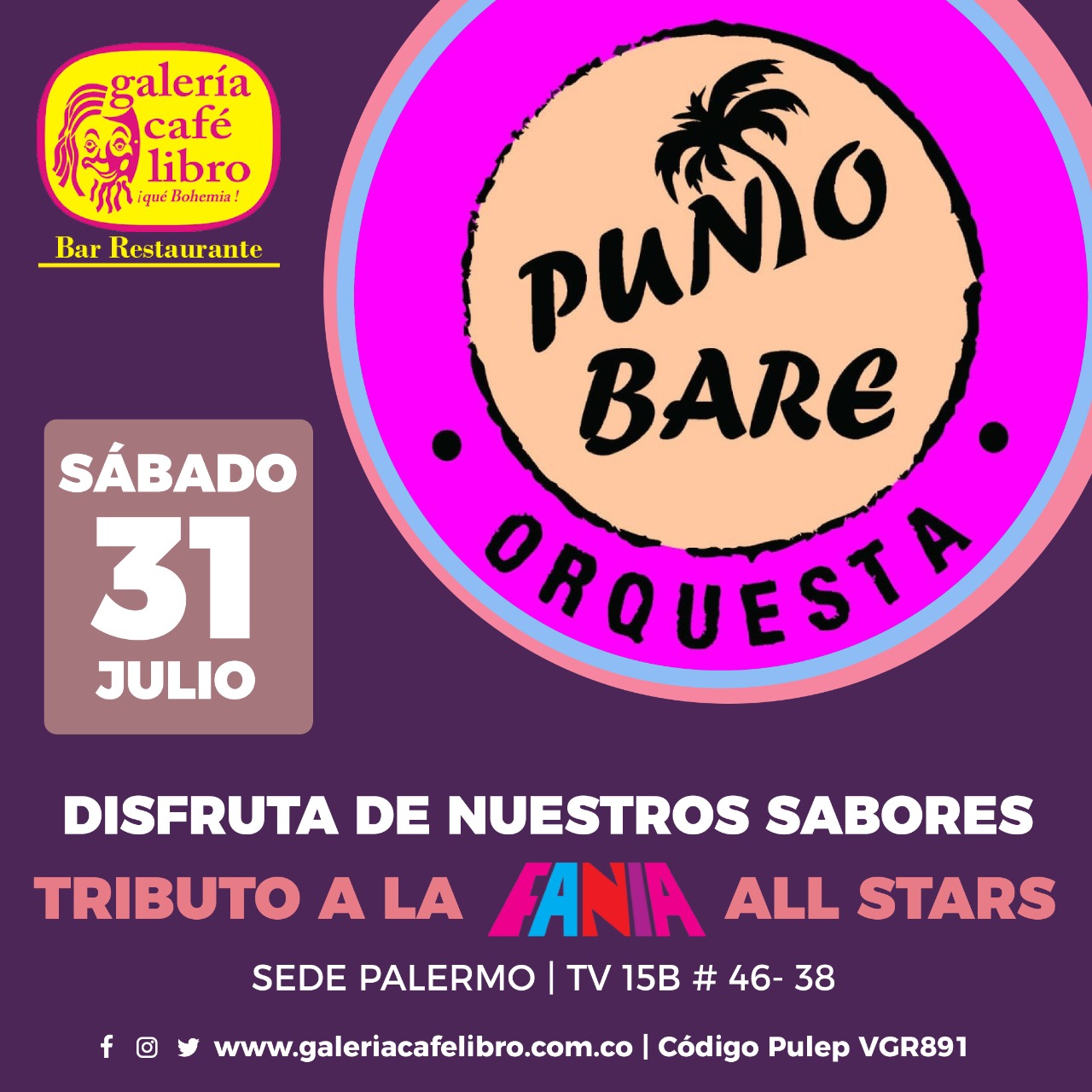 Imagen promoción Punto bare orquesta