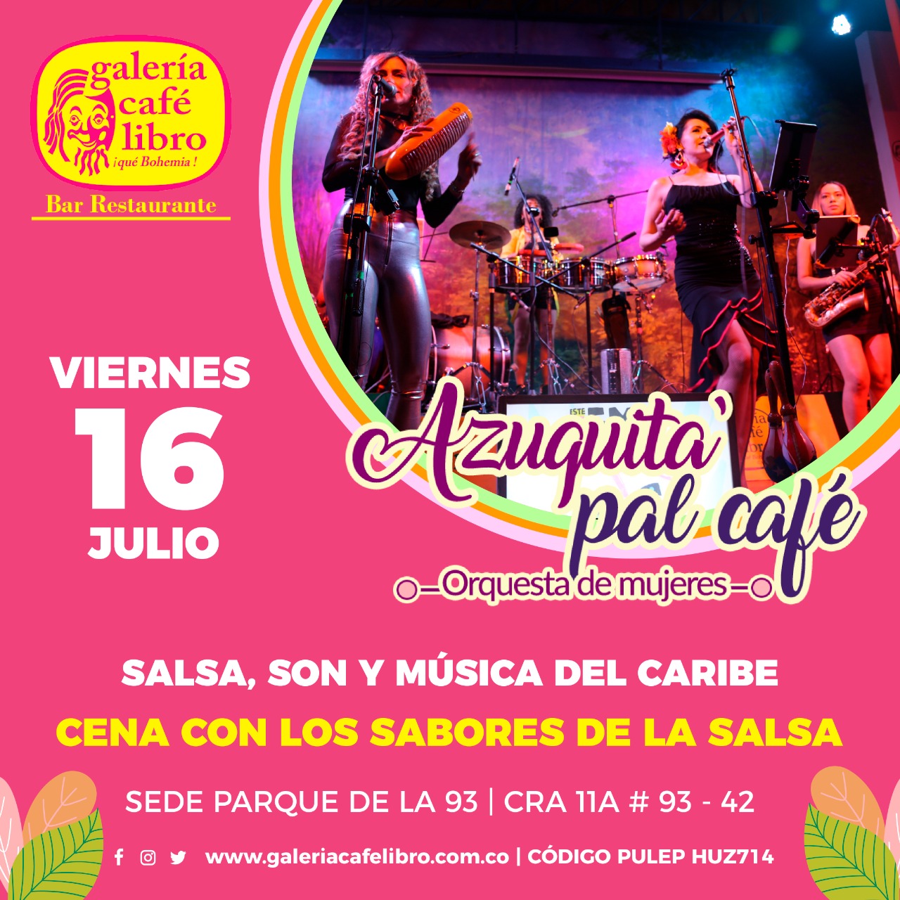 Imagen promoción Azuquita pal cafe orquesta de mujeres