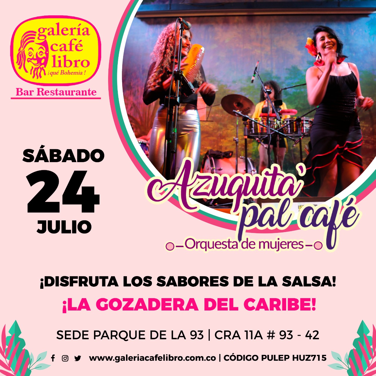 Imagen promoción Azuquita pal cafe orquesta de mujeres