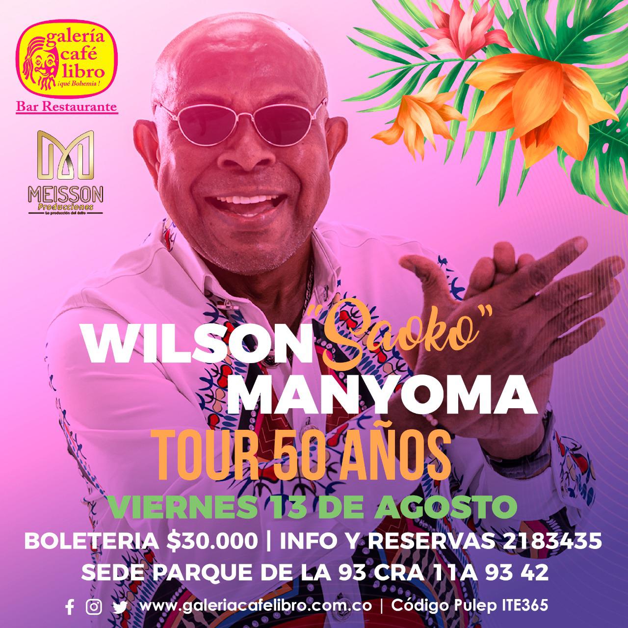 Imagen promoción Wilson "Saoco" Manyoma