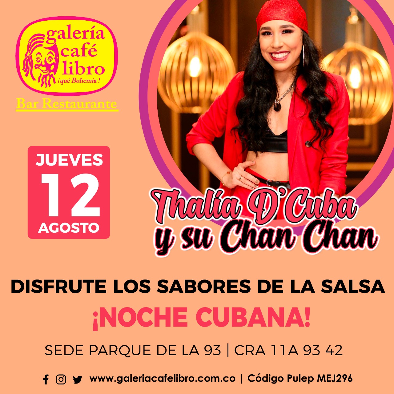 Imagen promoción Thalia de Cuba & su Chan chan