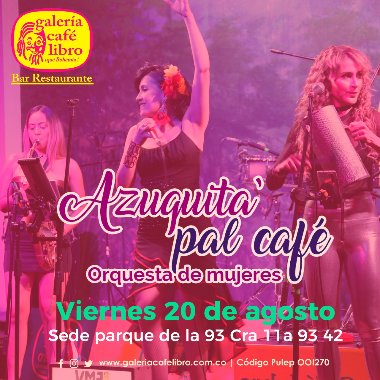 Imagen promoción Azuquita pal cafe orquesta de mujeres