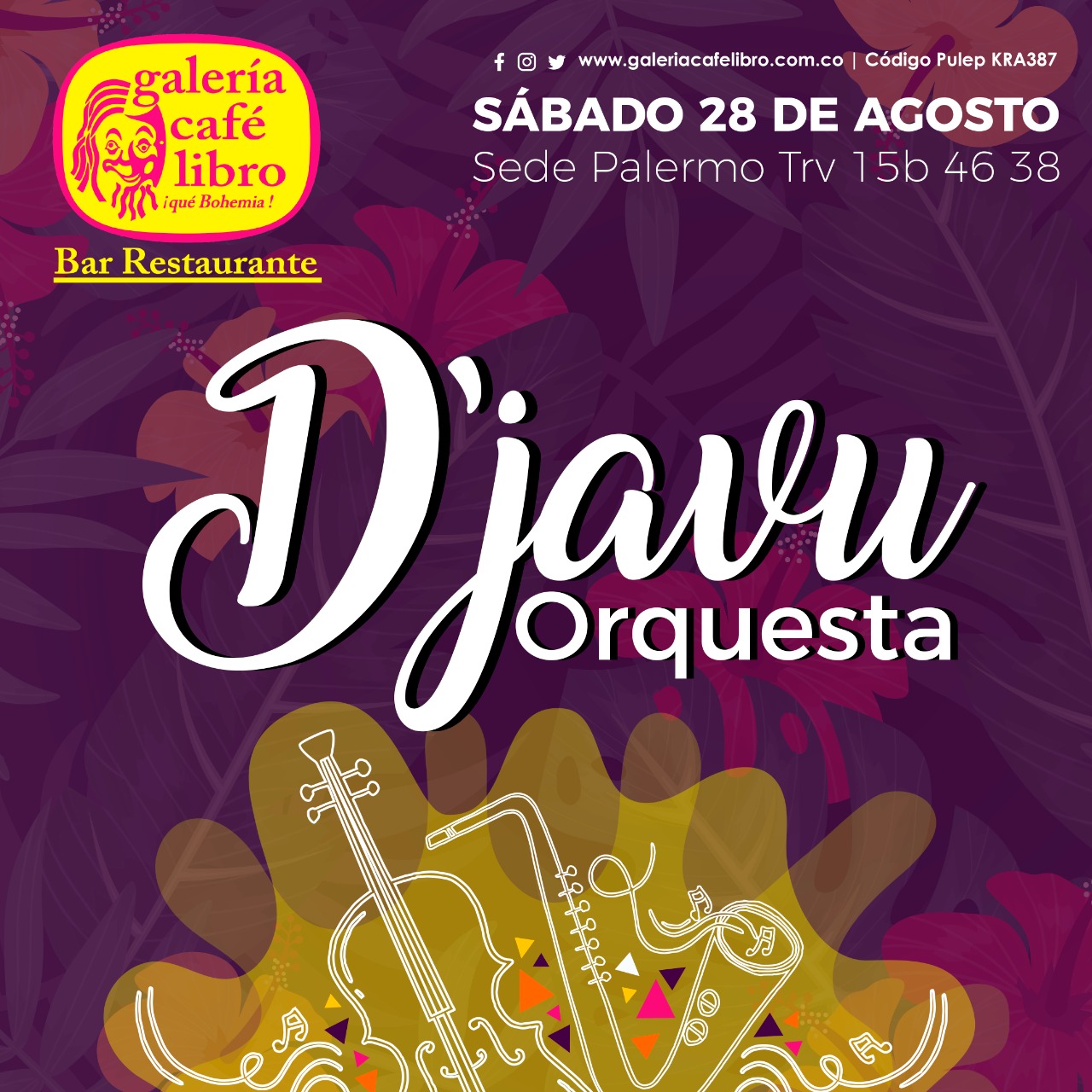 Imagen promoción D javu orquesta