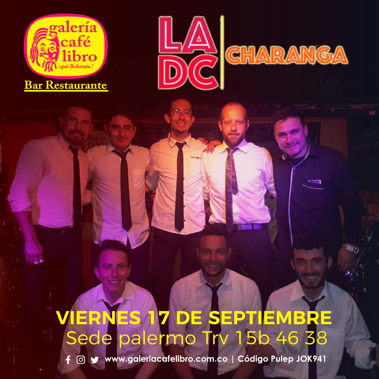 Imagen promoción La DC charanga