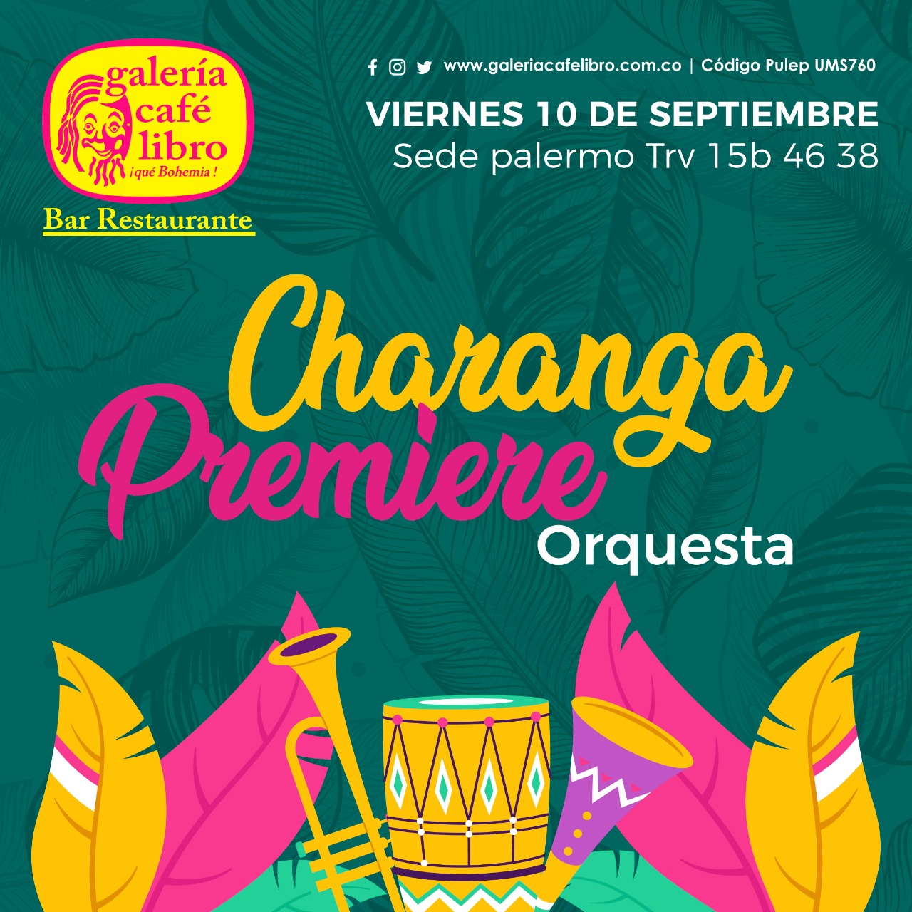 Imagen promoción Charanga premiere