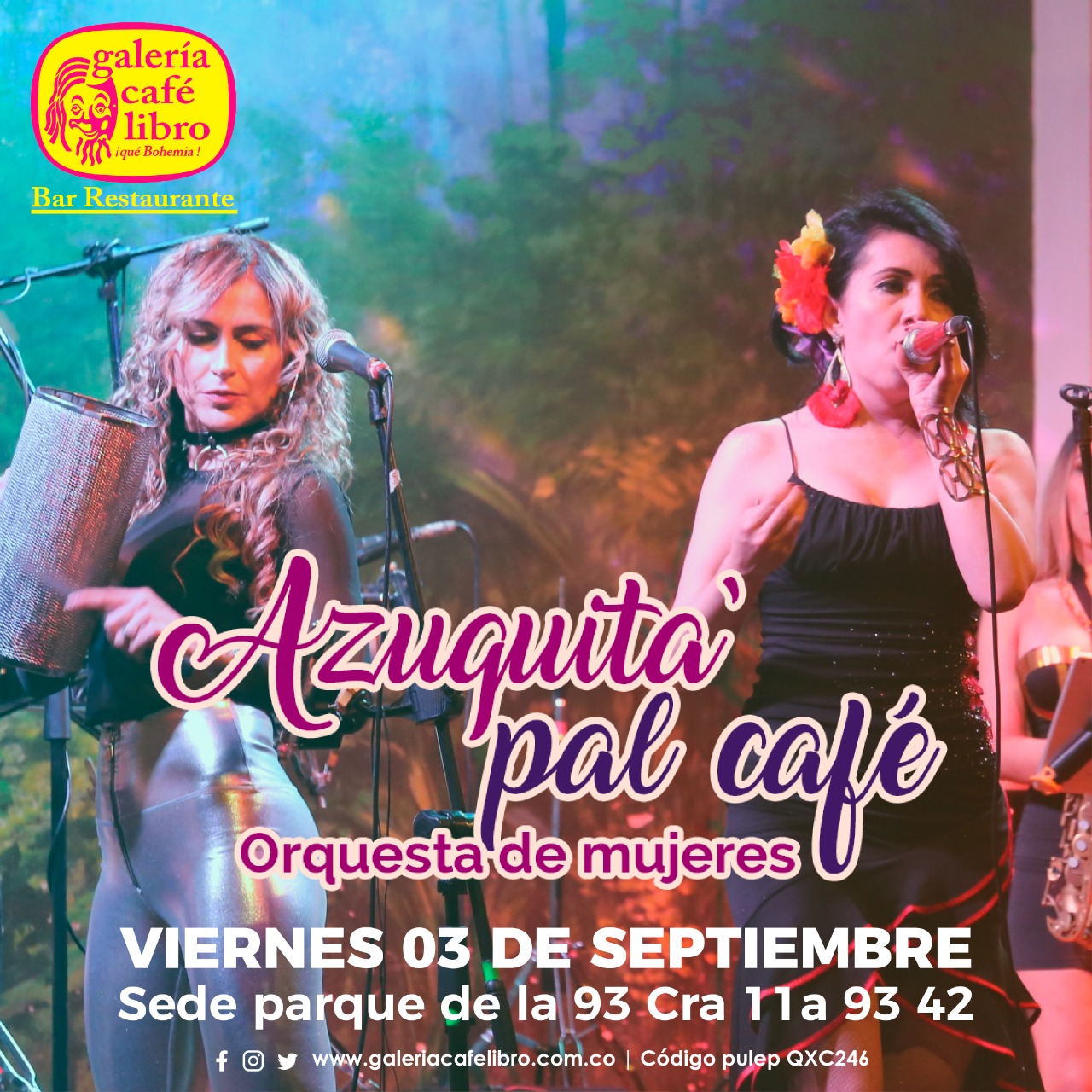 Imagen promoción Azuquita pal cafe orquesta de mujeres