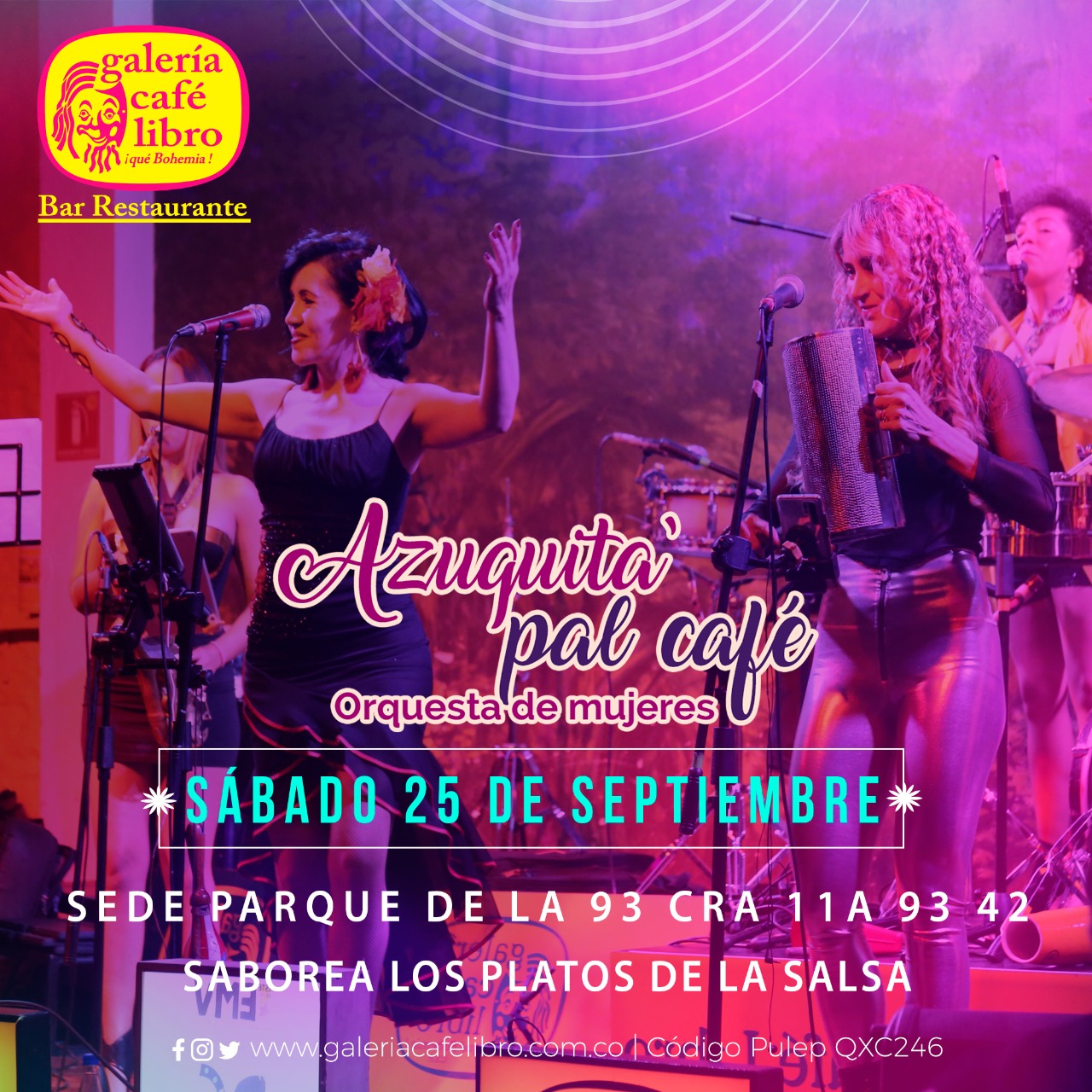 Imagen promoción Azuquita pal cafe orquesta de mujeres