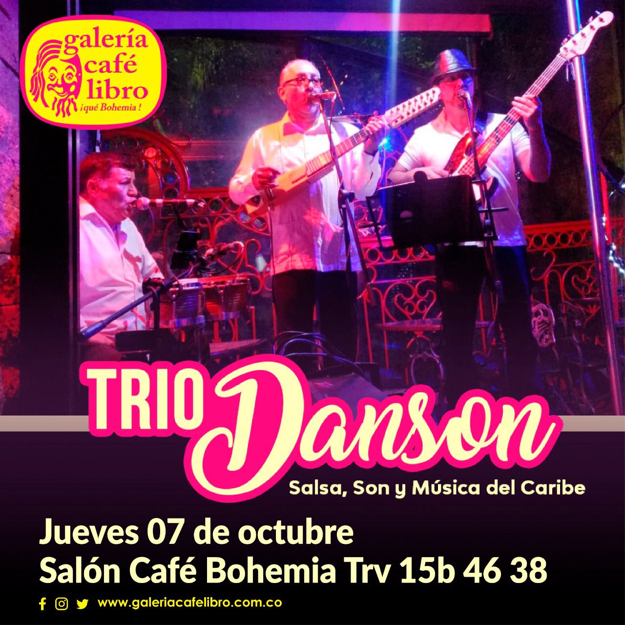 Imagen promoción Trio Danson