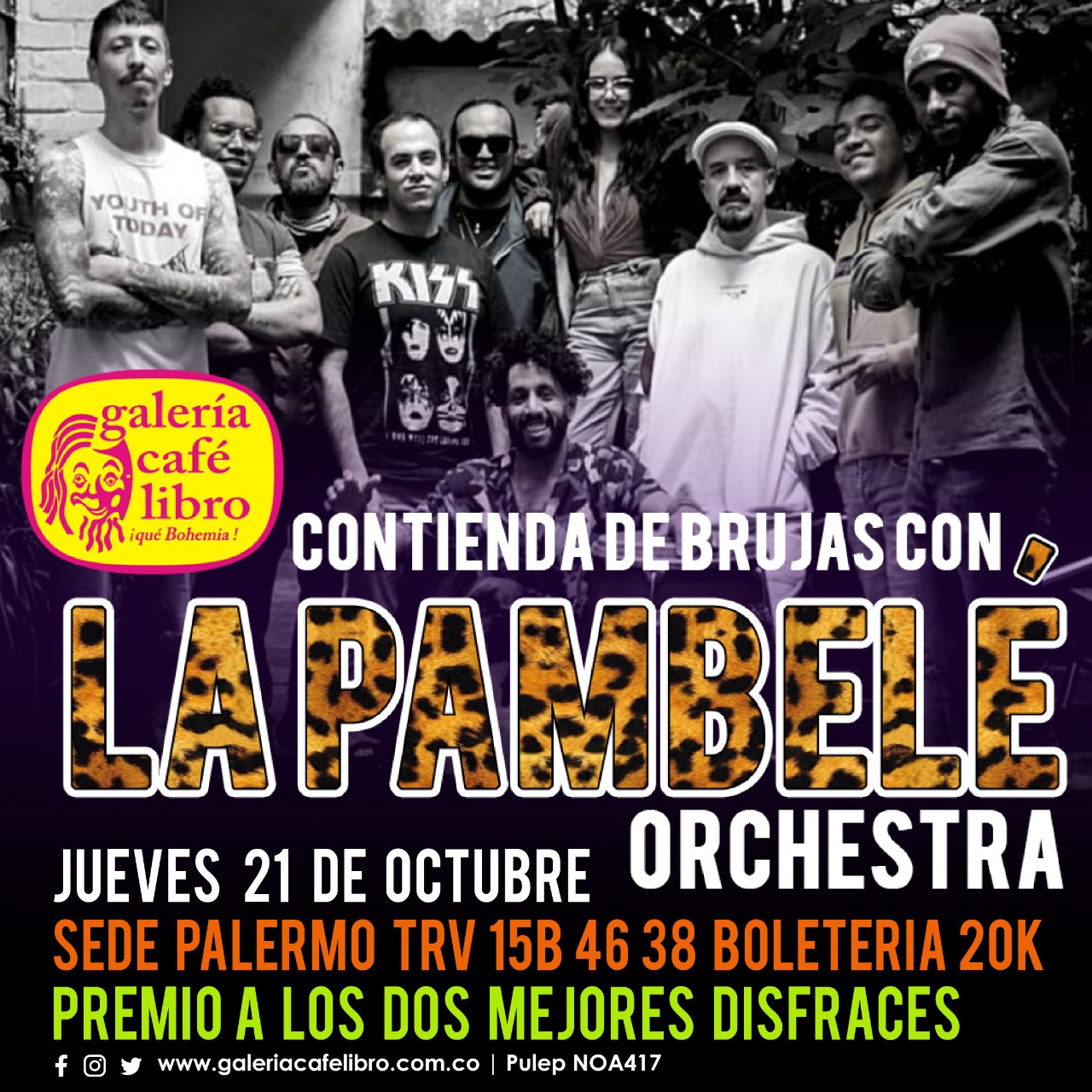 Imagen promoción La Pambele orquesta