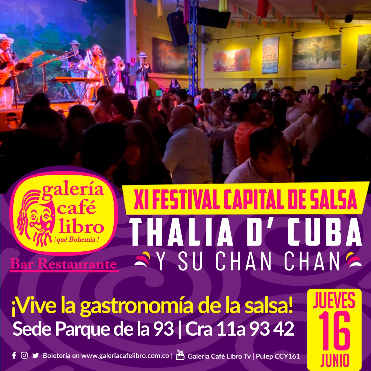 Imagen promoción THALÍA DE CUBA Y SU CHÁN CHÁN