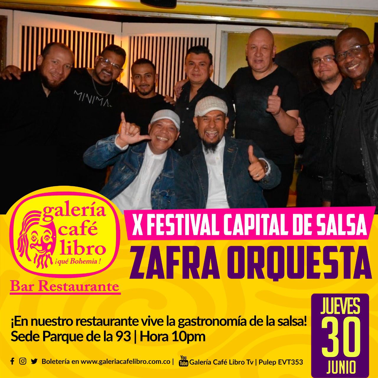 Imagen promoción ZAFRA ORQUESTA