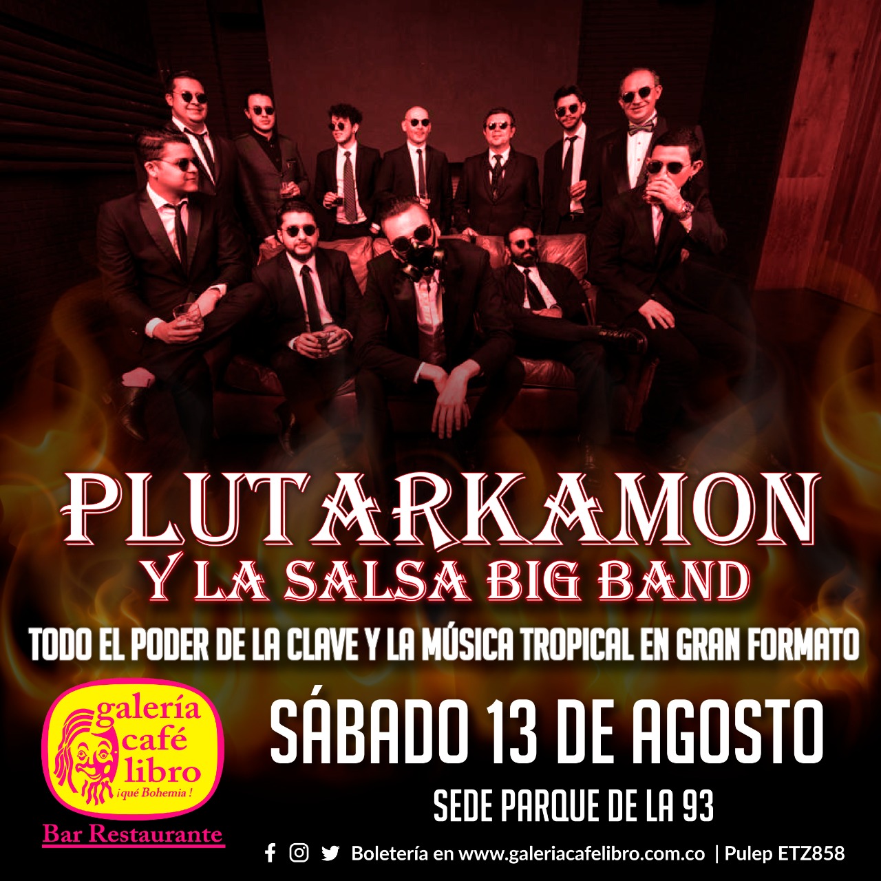 Imagen promoción Plutarkamon y la salsa big band