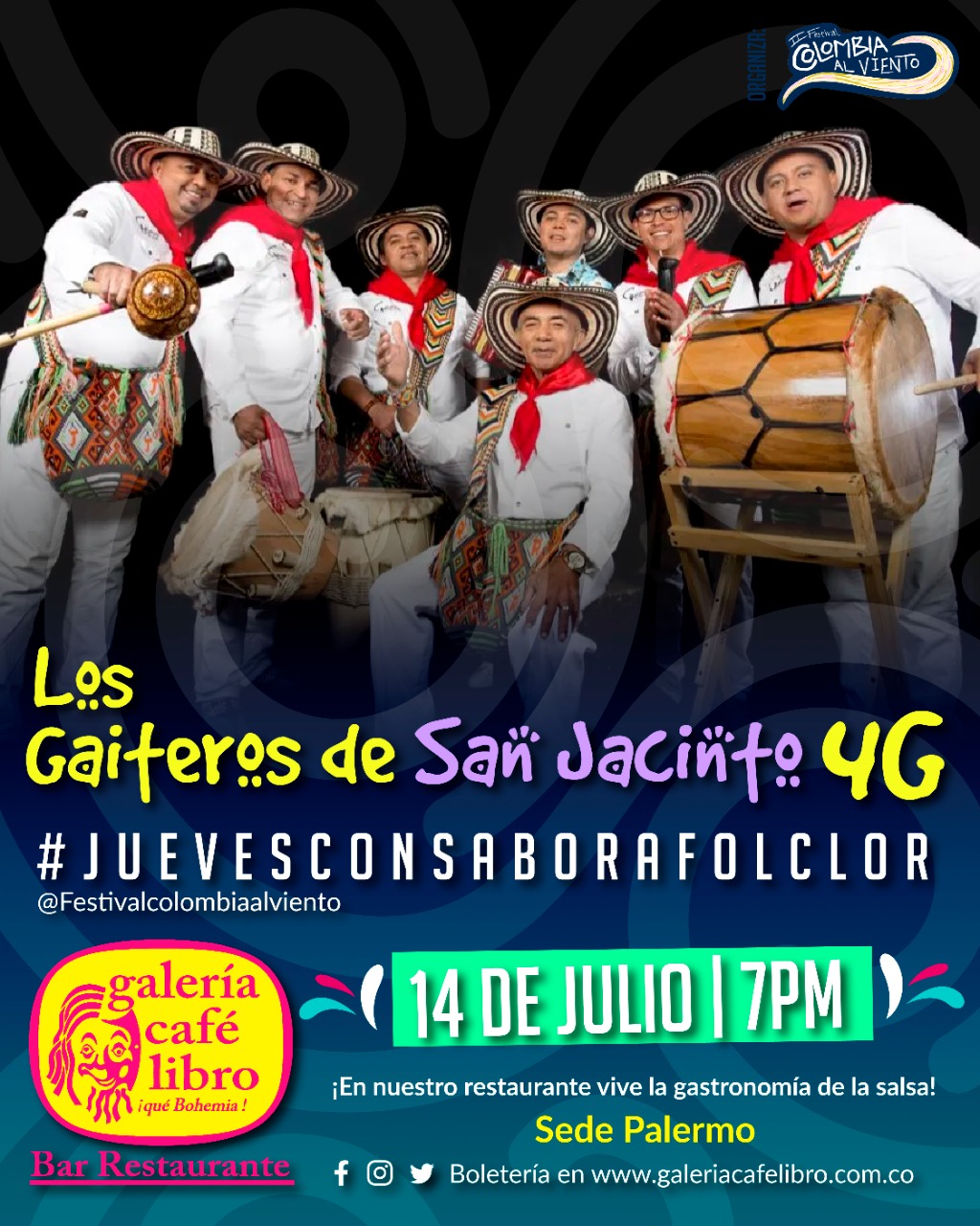 Imagen promoción LOS GAITEROS DE SAN JACINTO 4G