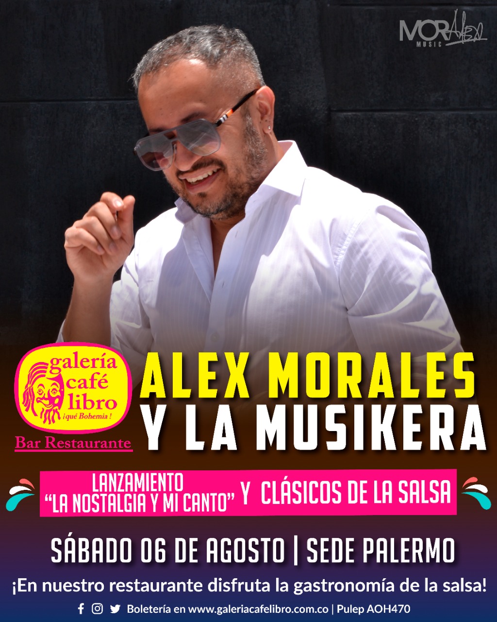 Imagen promoción Alex Morales y la Musikera