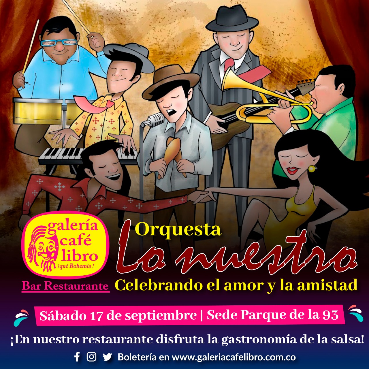 Imagen promoción ORQUESTA LO NUESTRO CELEBRANDO AMOR Y AMISTAD