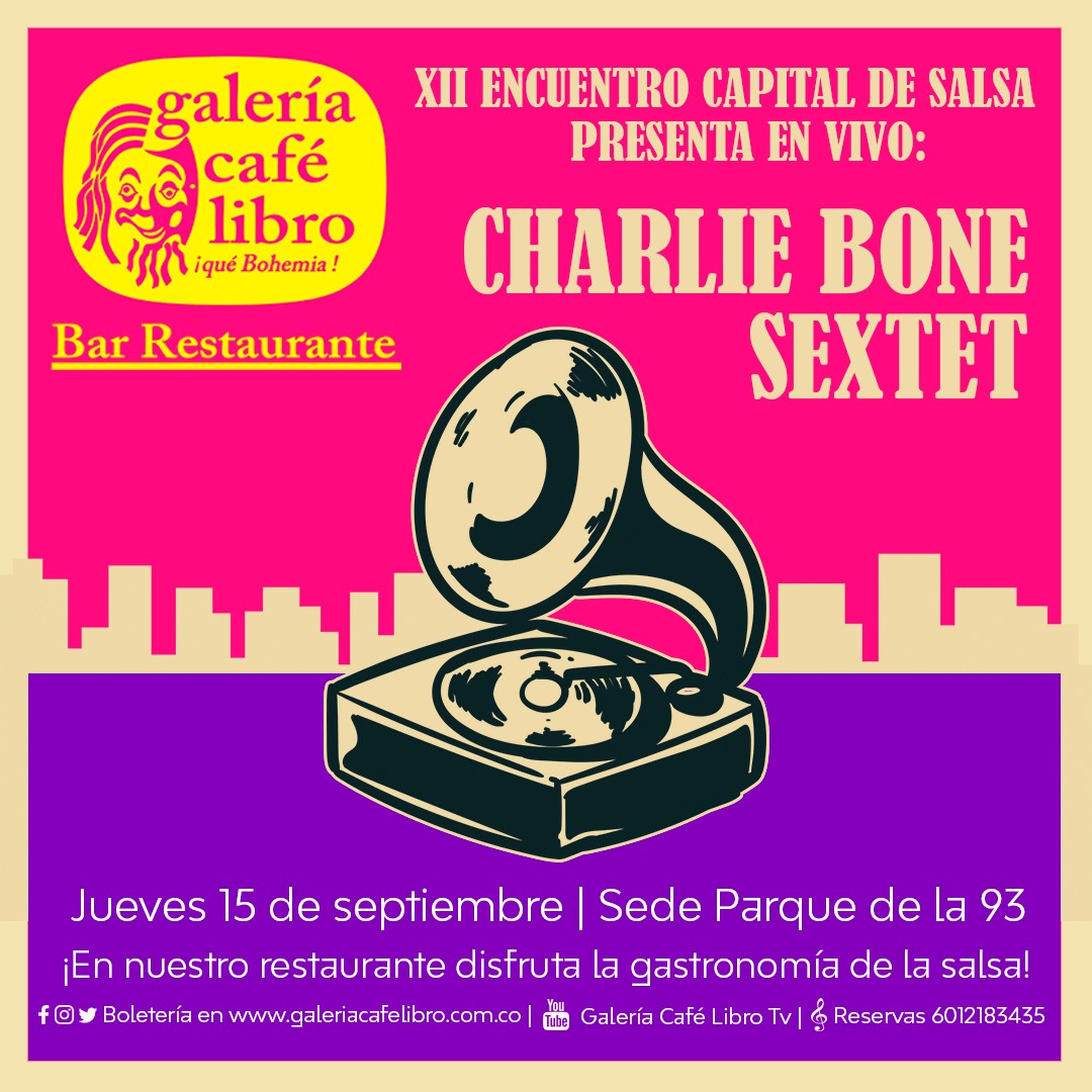 Imagen promoción CHARLIE BONE SEXTET