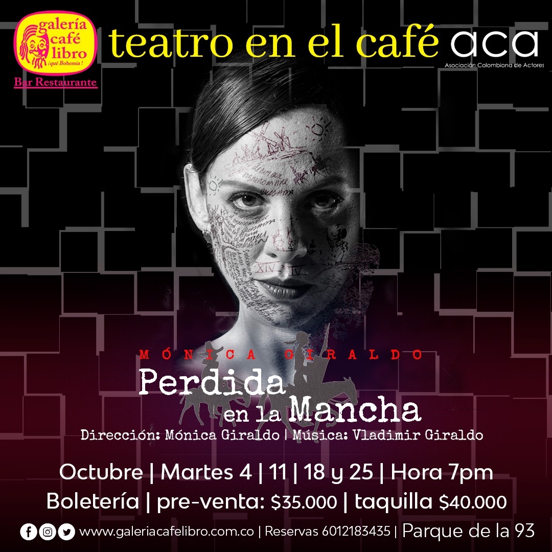 Imagen promoción TEATRO EN EL CAFÉ PRESENTA: PERDIDA EN LA MANCHA