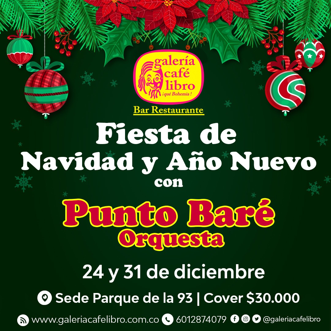 Imagen promoción Fiesta de Navidad con Punto Bare