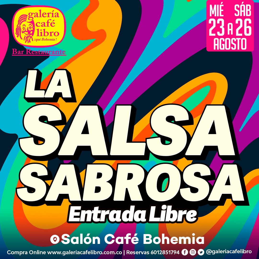 Imagen promoción Salón Café Bohemia "Entrada Libre"