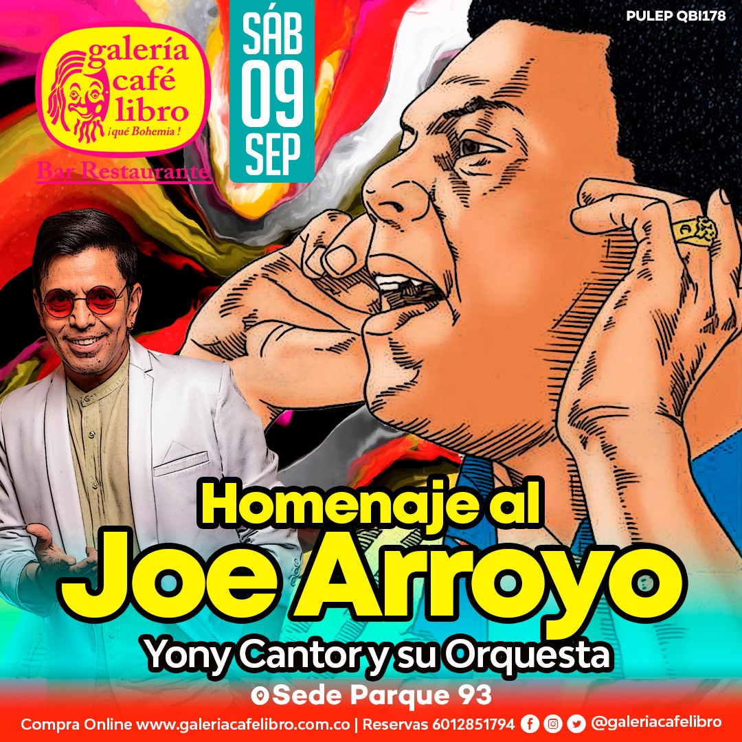 Imagen promoción "Homenaje al Joe Arroyo" Yony Cantor y su Orquesta