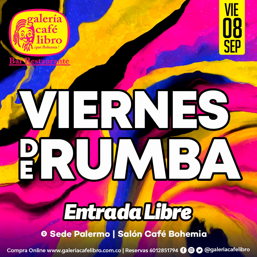 Imagen promoción Viernes "Entrada Libre"