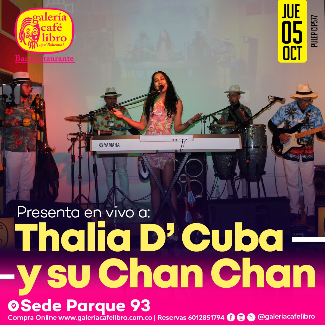 Imagen promoción Thalia d´Cuba y su Chan Chan