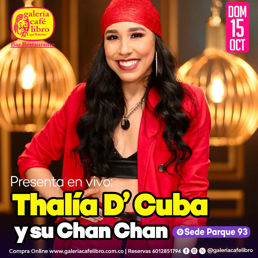 Imagen promoción Thalia d´Cuba y su Chan Chan