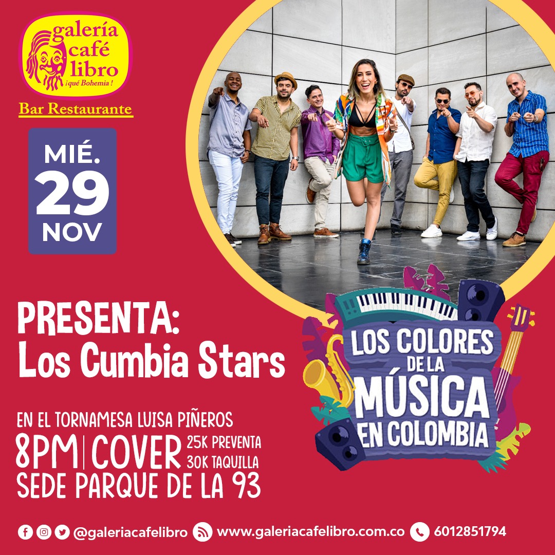 Imagen promoción Los Cumbia Stars