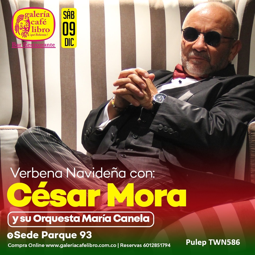 Imagen promoción César Mora y su orquesta María Canela