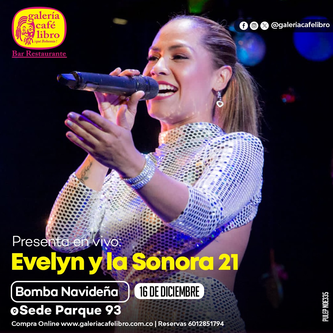 Imagen promoción Evelyn y La Sonora 21