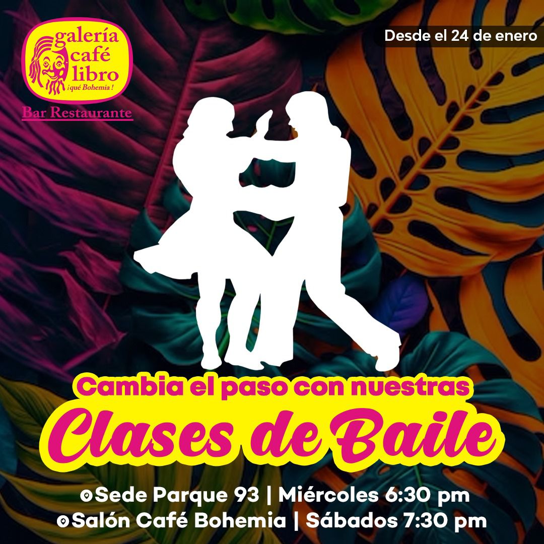 Imagen promoción Clases de Baile Salón Café Bohemia