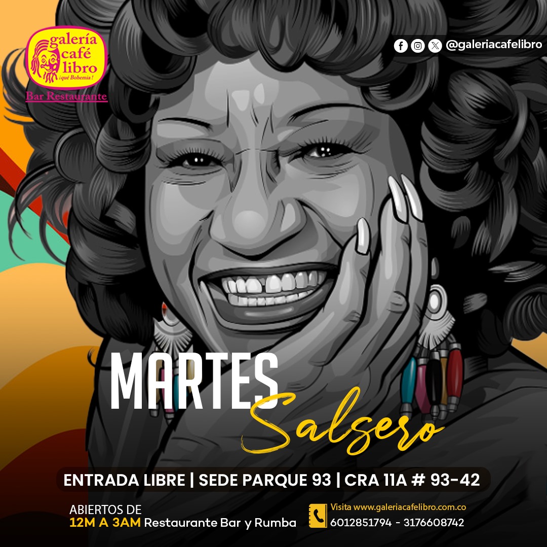 Imagen promoción Martes Salsero sede 93