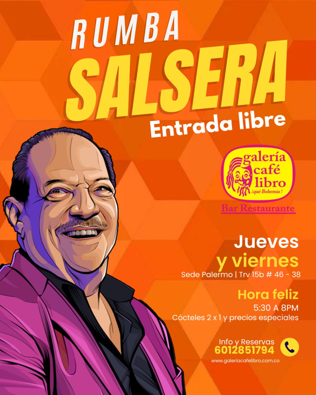 Imagen promoción Sede Palermo "Entrada Libre"