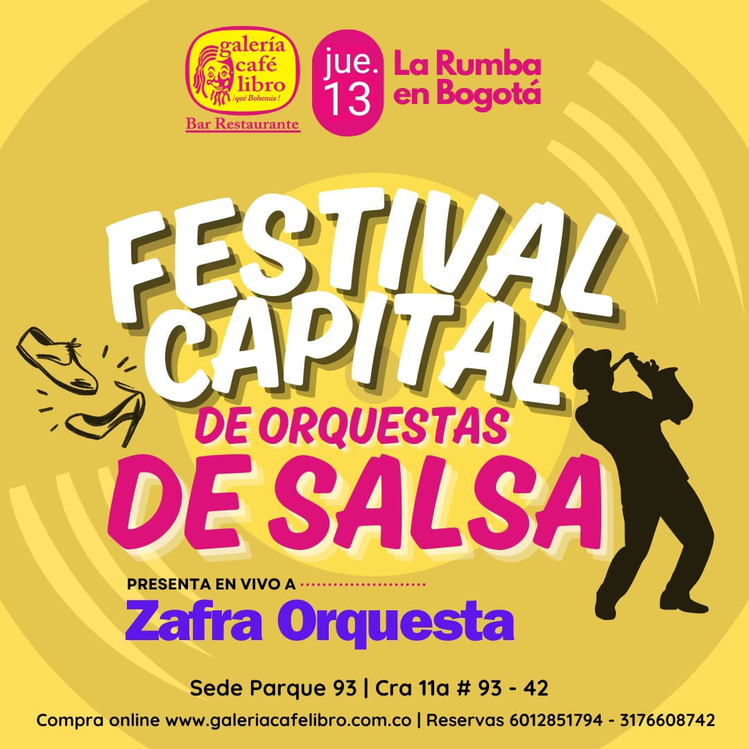 Imagen promoción Festival Capital de orquestas de salsa presenta en vivo a: "Zafra Orquesta"