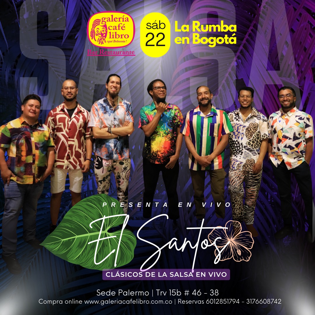 Imagen promoción El Santos Clásicos de la salsa en vivo