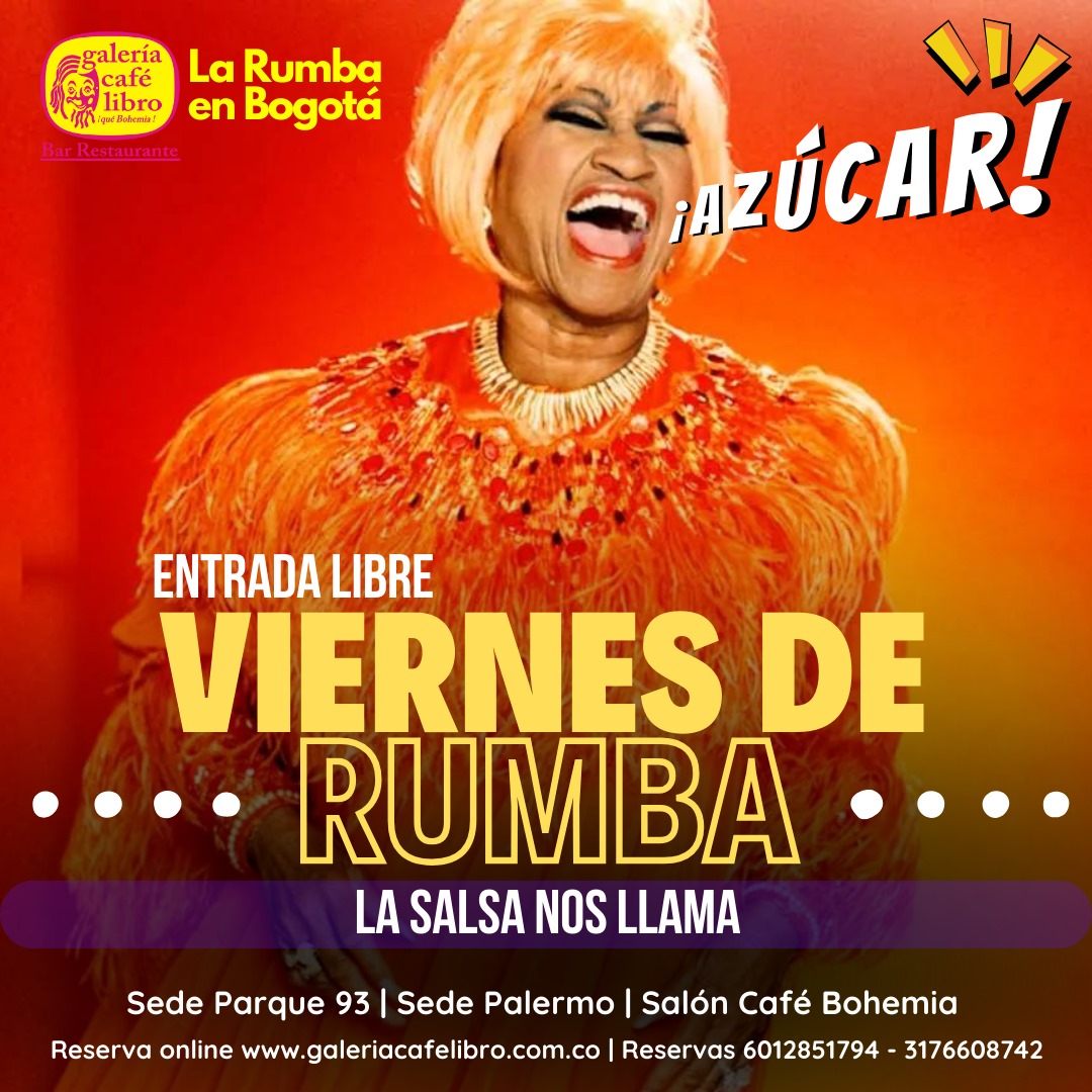 Imagen promoción Viernes de rumba ¡La salsa nos llama!