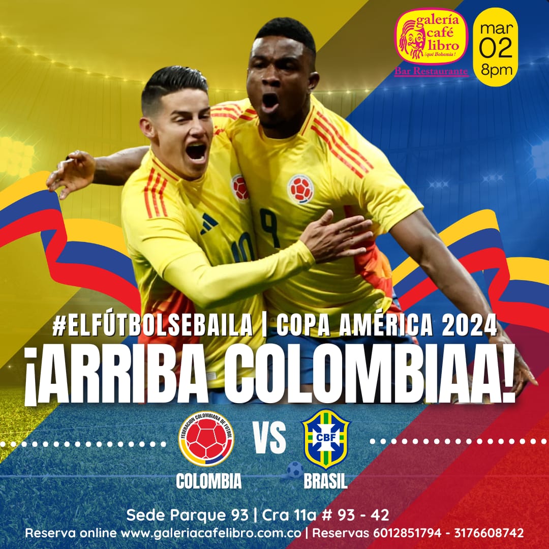 Imagen promoción ⚽ Partido Colombia vs Brasil porque el fútbol se baila!