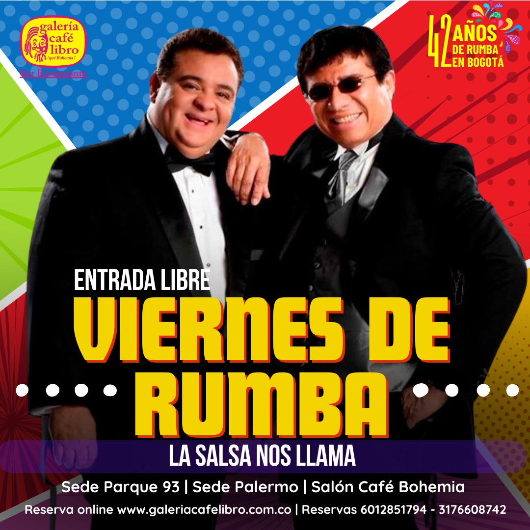 Imagen promoción Viernes de Rumba