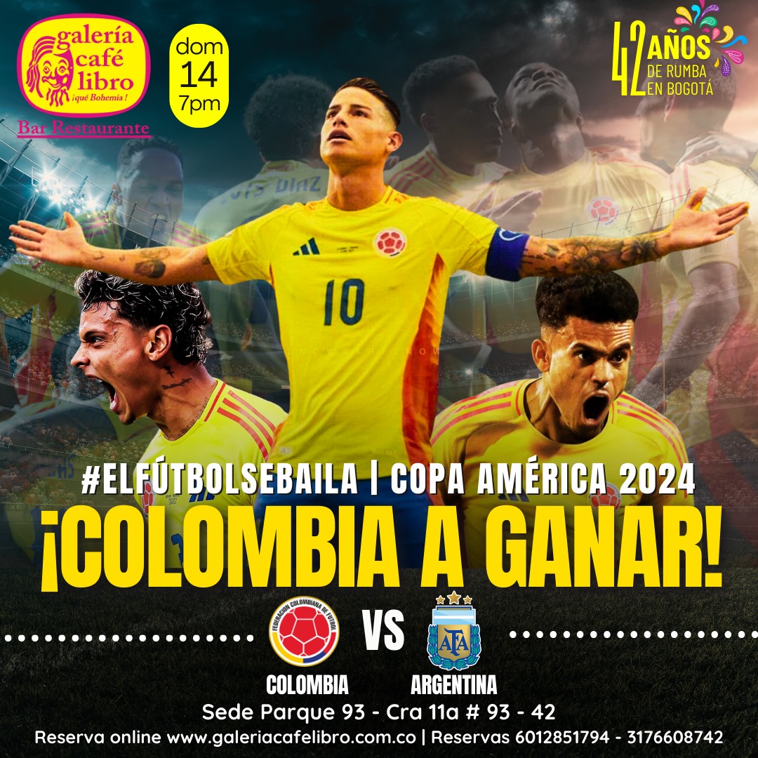 Imagen promoción Final Copa América COLOMBIA vs ARGENTINA