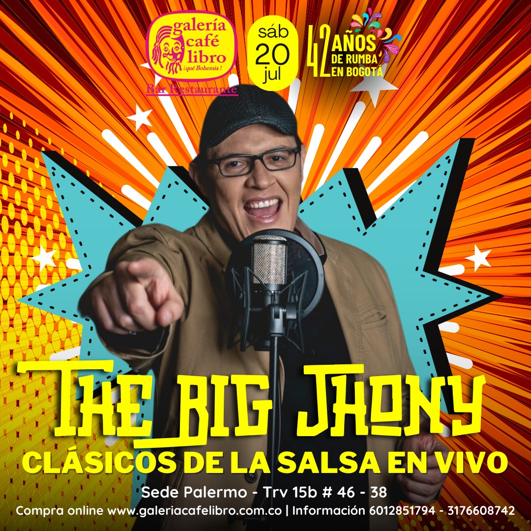 Imagen promoción The Big Jhony Clásicos de la salsa en vivo