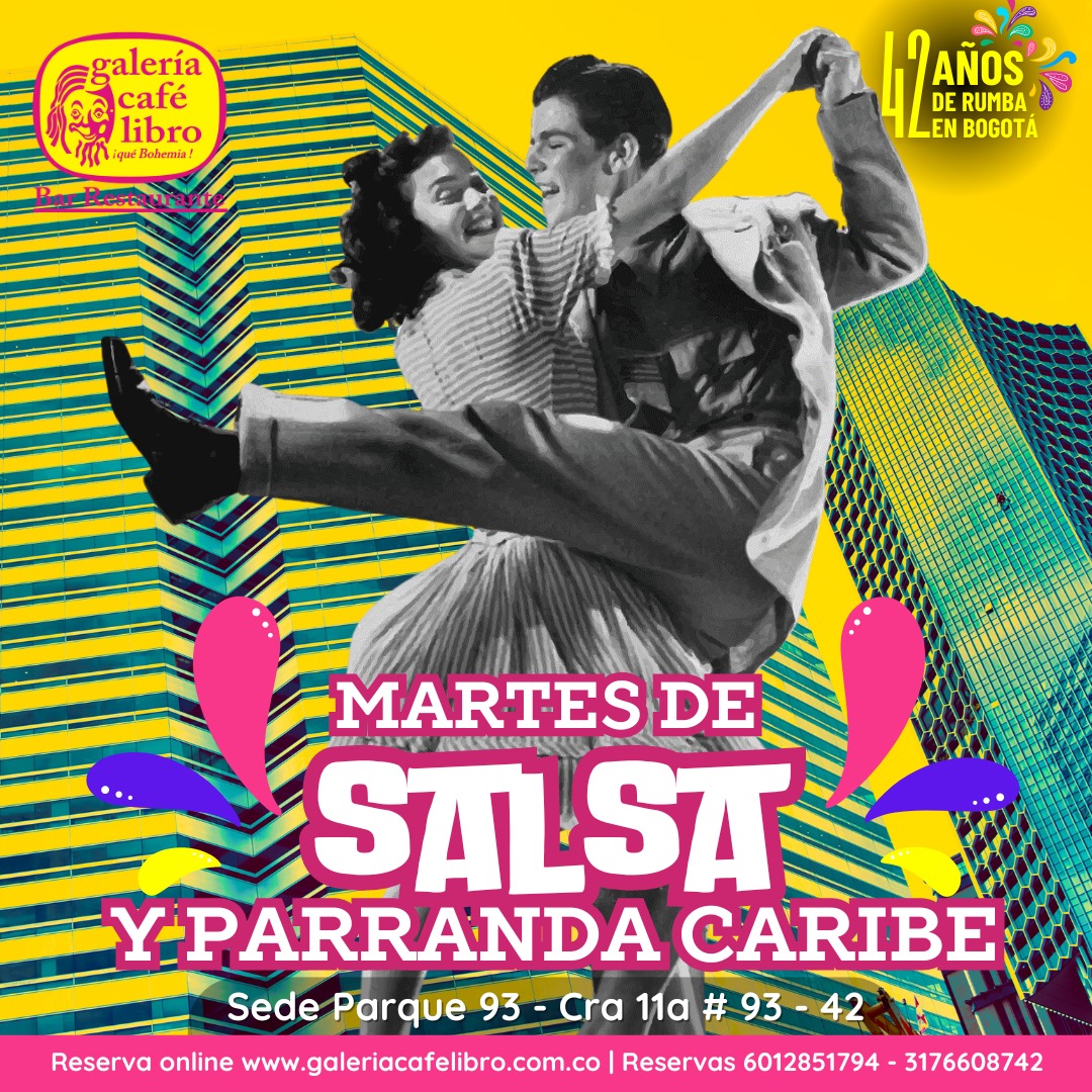 Imagen promoción Martes Salsero