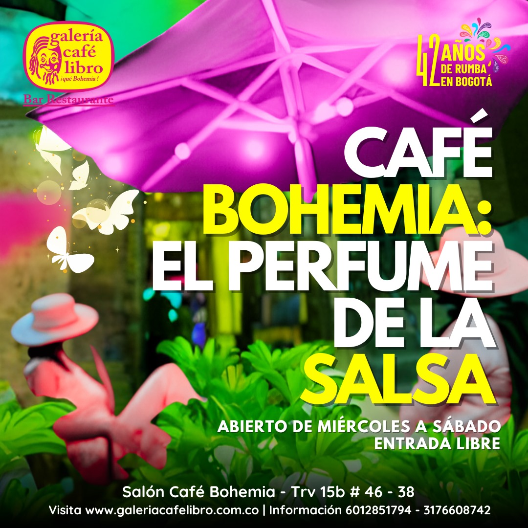 Imagen promoción Salón Café Bohemia: El Perfume de la Salsa