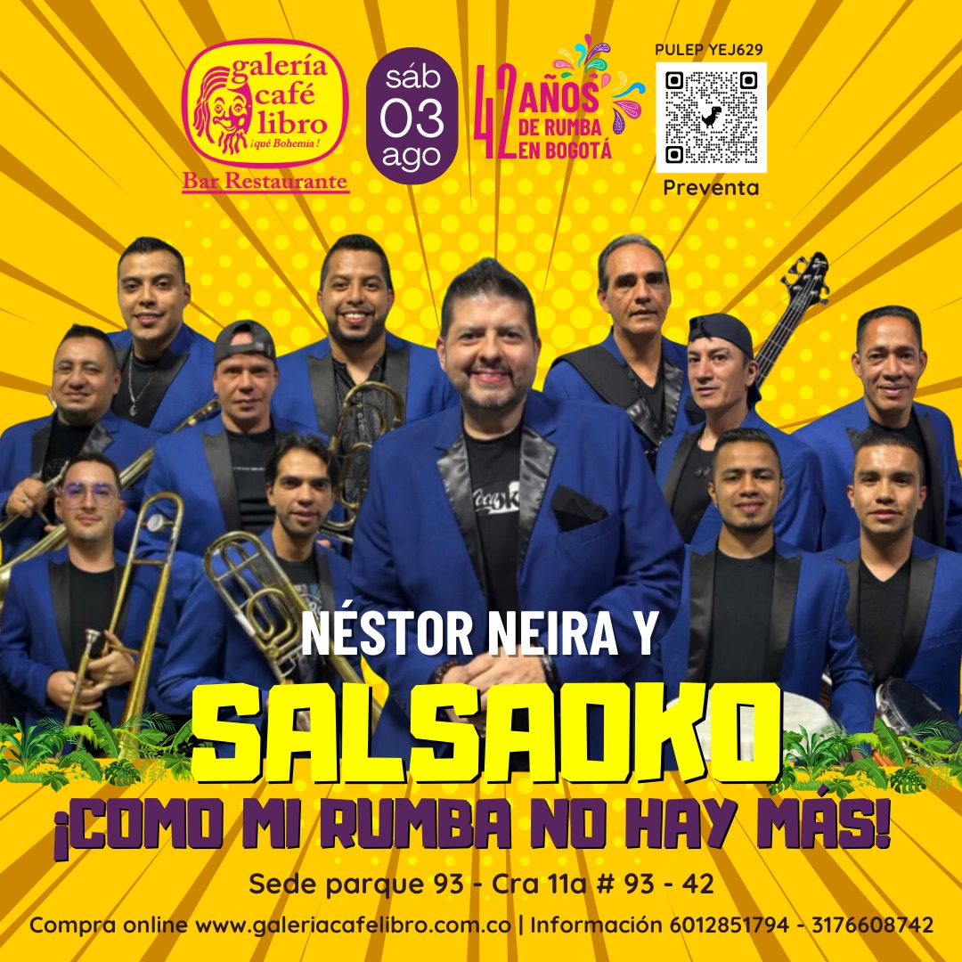 Imagen promoción Néstor Neira y Salsaoko