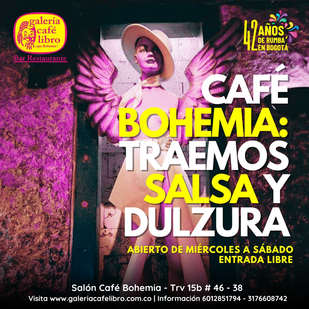 Imagen promoción Café Bohemia: Traemos Salsa y Dulzura