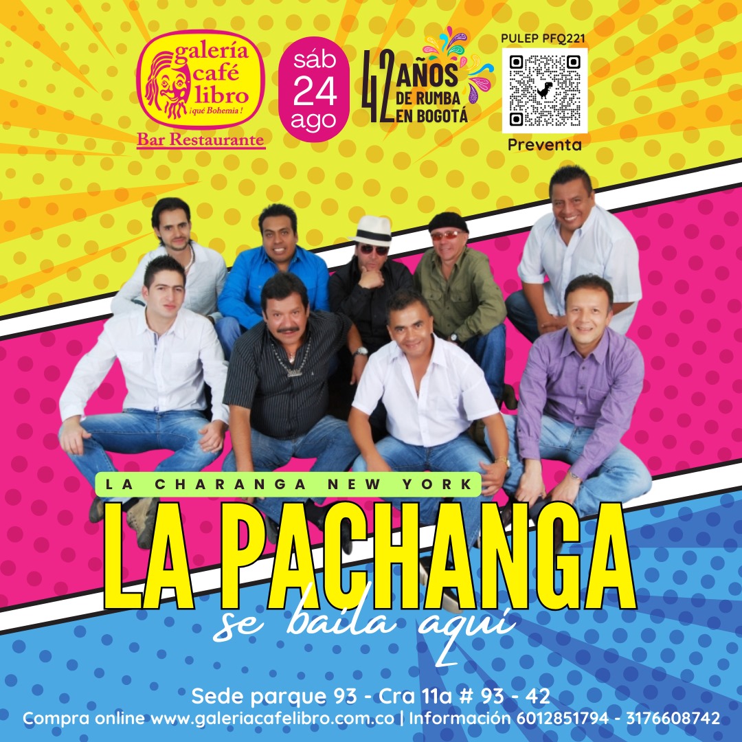 Imagen promoción La Charanga New York "La Pachanga se baila aqui"