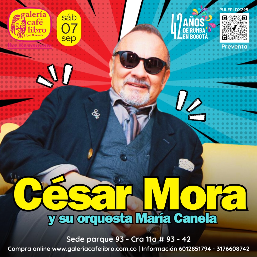 Imagen promoción Cesar Mora y su Orquesta María Canela