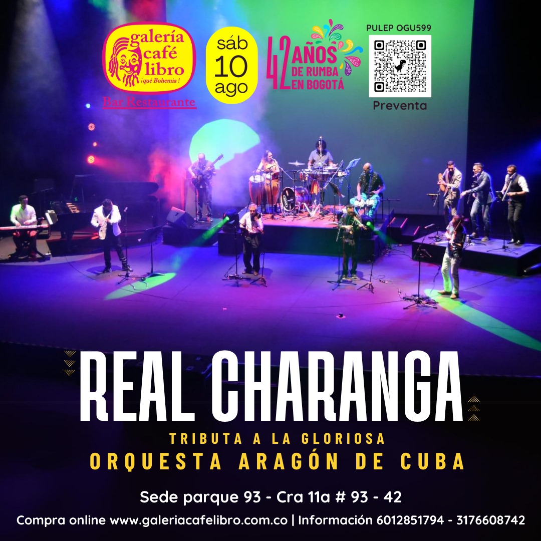 Imagen promoción Real Charanga "Tributo a la Gloriosa Orquesta Aragón de Cuba"