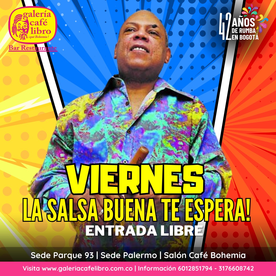 Imagen promoción Viernes La Salsa Buena Te Espera "Entrada Libre"