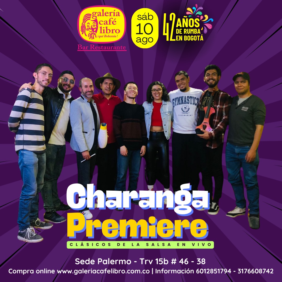 Imagen promoción Charanga Premiere